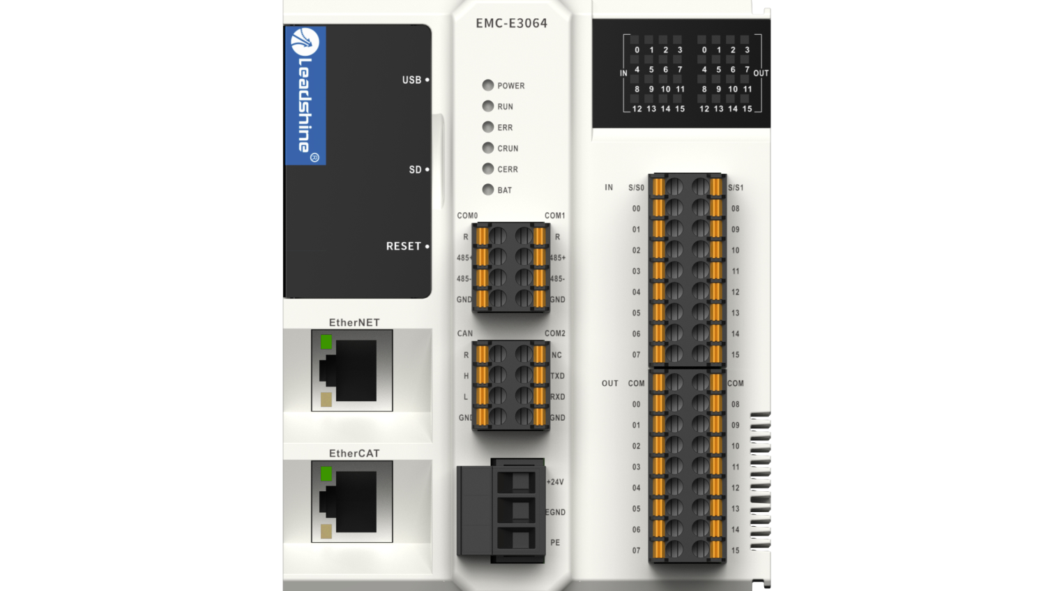 Bộ điều khiển nhúng Leadshine EMC-E3000 series 3000 điểm-điểm tầm trung EtherCAT