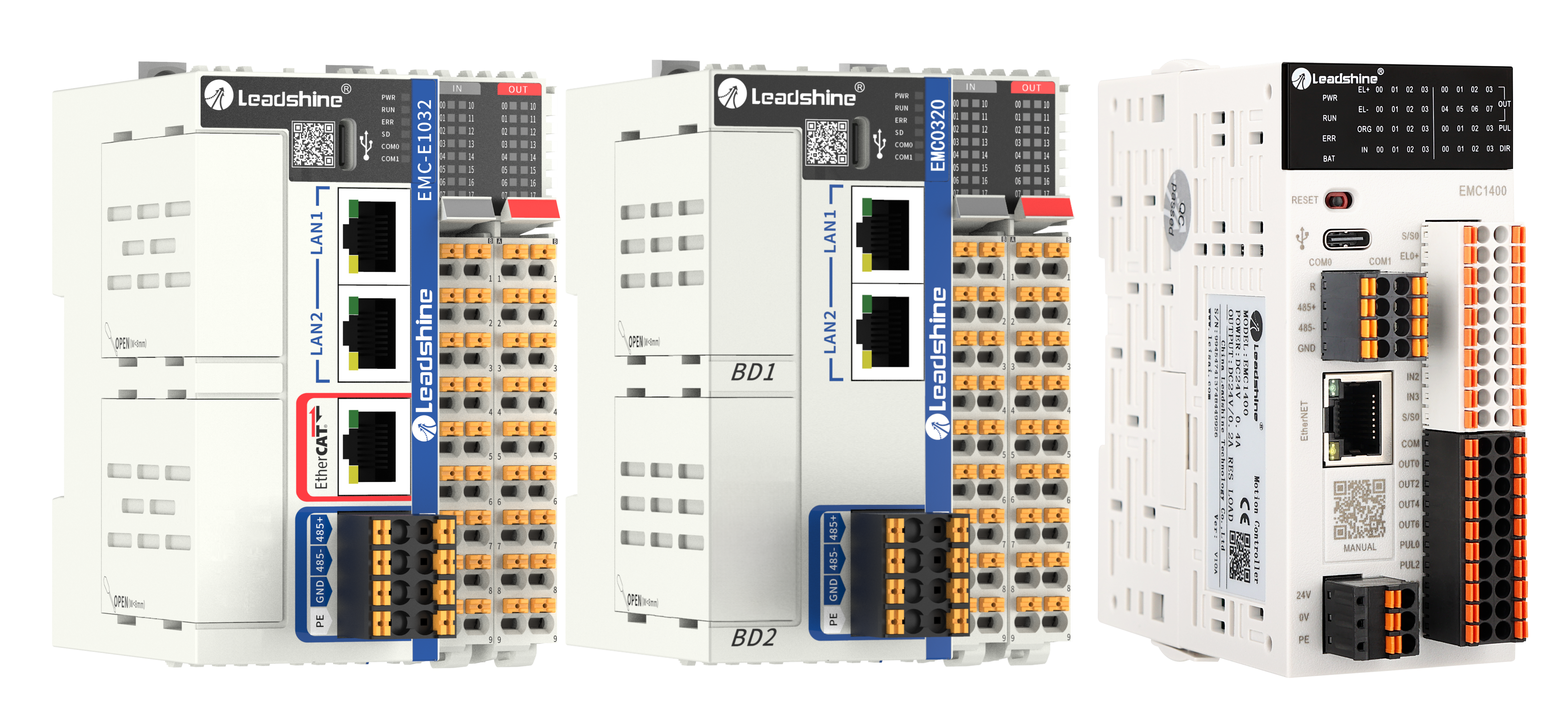 Bộ điều khiển nhúng Leadshine EMC0320 series kinh tế I/O tốc độ cao nhỏ gọn