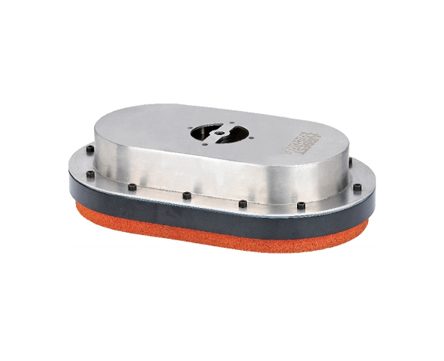 Ảnh tính năng, minh họa kết cấu thân oval và các ưu điểm của bộ kẹp chân không series TXP