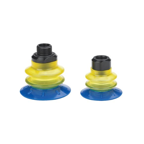 Giác hút xếp ly bằng PU Airbest SGP bốn cỡ từ 25 đến 55 mm