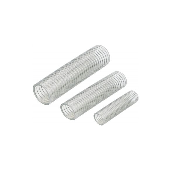 Ống mềm chân không Airbest PTS bằng PVC trong suốt có lõi dây thép xoắn