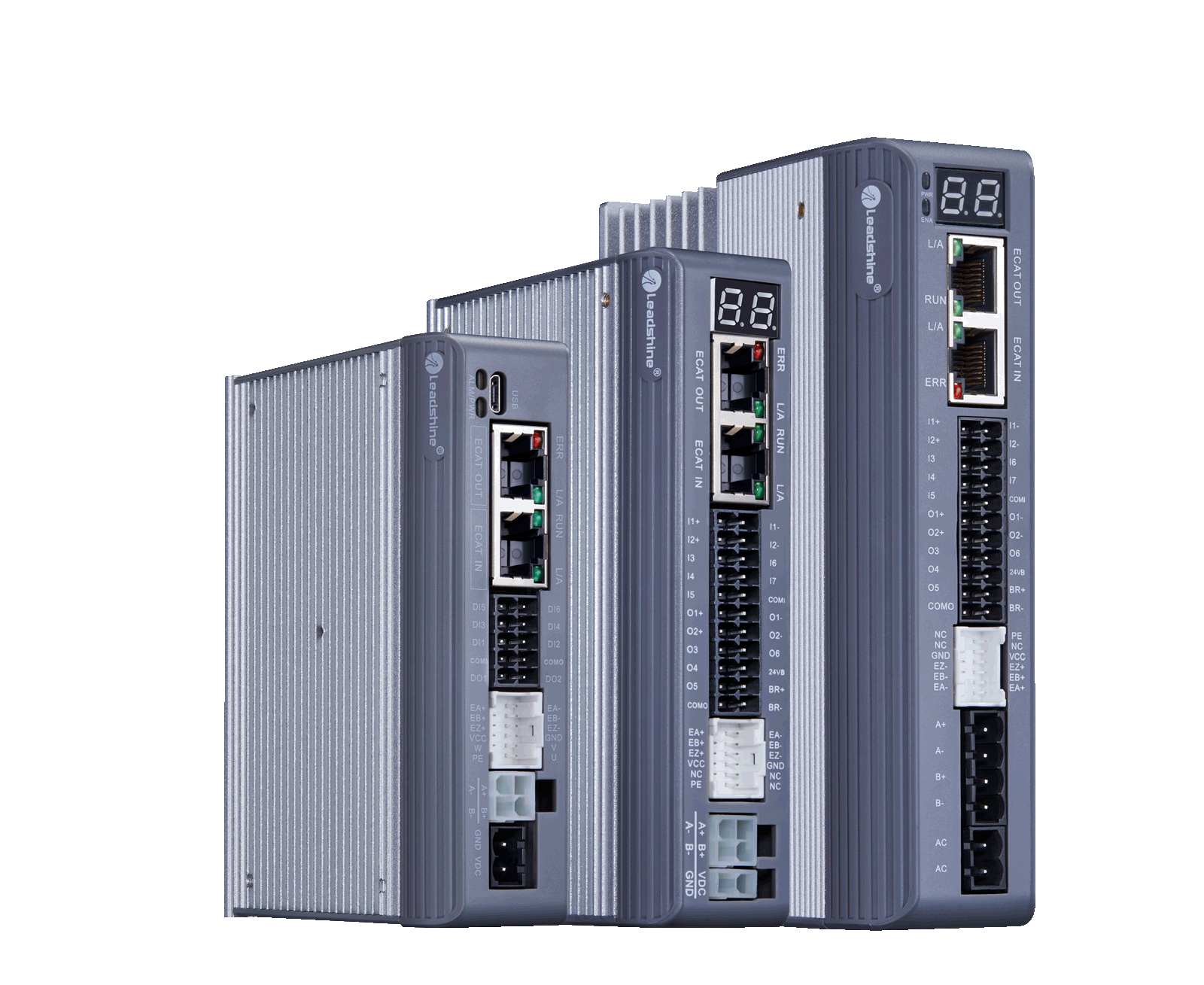Bộ điều khiển động cơ bước vòng kín Leadshine CS3E series EtherCAT CoE CiA402 không mất bước