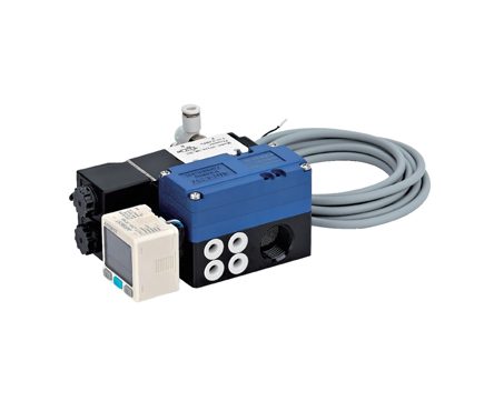 Ảnh minh họa tính năng và các bộ phận chính của bộ tạo chân không lưu lượng lớn Airbest AZX