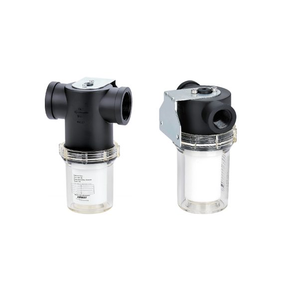 Bộ lọc chân không Airbest ZFB thân trong suốt, năm cỡ từ ZFB10B đến ZFB40B
