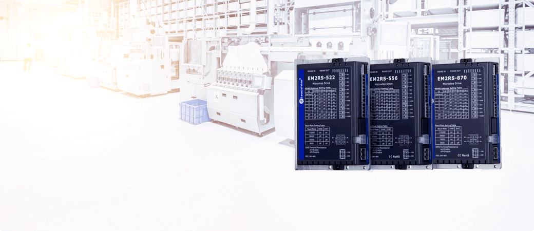 Driver động cơ bước Leadshine EM2RS stepper drive RS485 Modbus RTU chính hãng