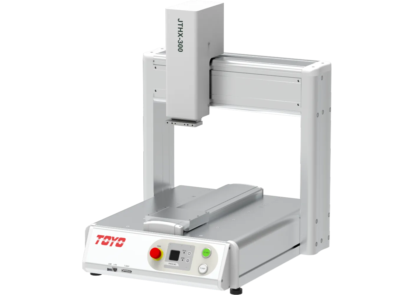 TOYO JTHX500 – cỡ lớn nhất của series với vùng làm việc 450 × 450 × 100 mm